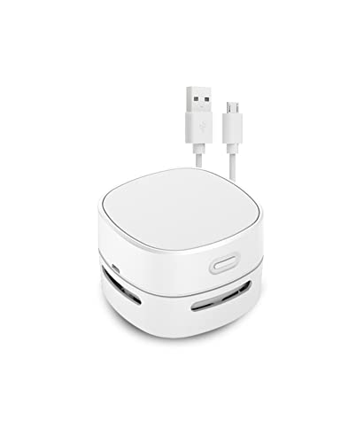 WANGCL Aspiradora de Mano pequeña Aspiradora de Escritorio Recargable por USB para Escritorio Hogar Oficina y...