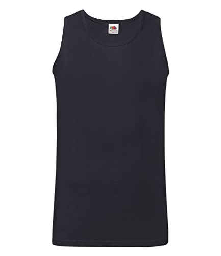 Débardeur de sport homme bleu marine t-shirt sans manche fitness taille M