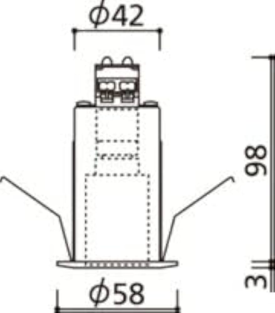 Amazon.co.jp: ODELIC ダウンライト ベースダウンライト 浅型 JDR50W