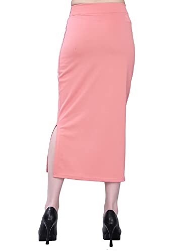 Image of Women's Lycra Full Elastic Saree Shapewear Petticoat,Skirts for Women,Shape Wear Dress for Saree