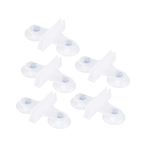 LEDMOMO 20個 プレート 水槽の装飾 ウォーターポンプ チューブ 自動 フィーダ 水族館ヒーター パイプ 水槽プレート 水族館プレート 分離プレート 白い