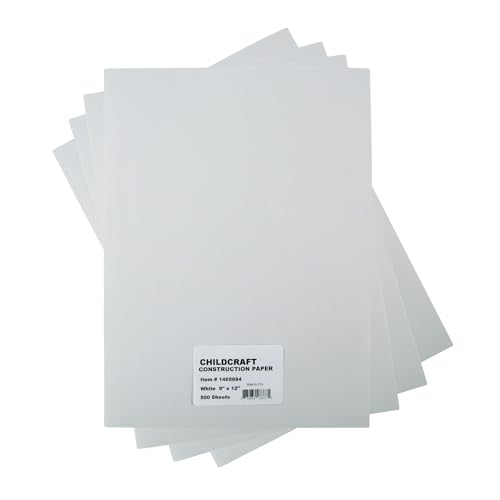Papier à découper blanc Childcraft 1465884 pour éviter les pannes