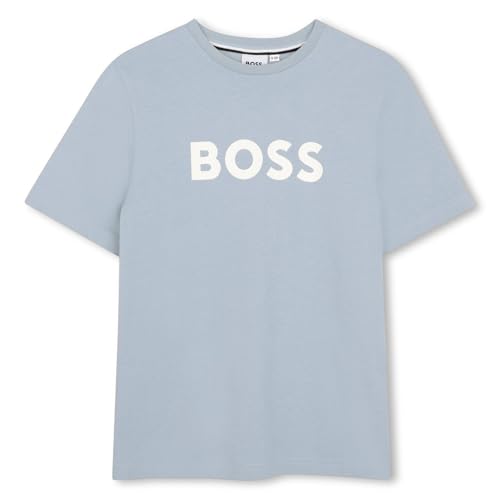 Image of BOSS Kids Logo T-Shirt Pale Blue 16 Years