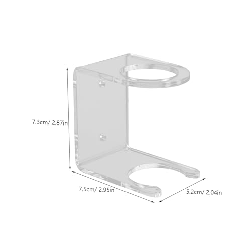 SUPVOX 2pcs Baseball Bat Rack for Wall Acrylic Bats Holder for Wall Storage Rack Stand