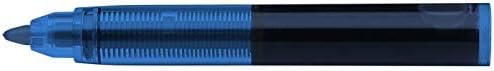 Schneider One Change Rollerball Refill Cartridges, 0.6 mm, Blue Ink, Box of 5 Refill Cartridges (185403)