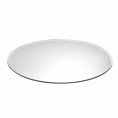 Generico Euro Italia Specchio tondo Diametro 25 Cm in Vetro per Decorazione Arredo Wedding