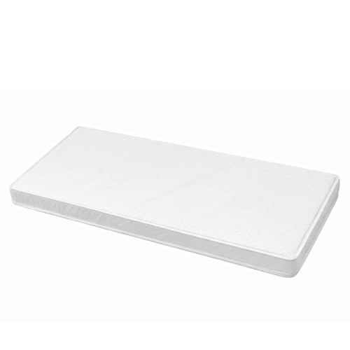 Ababy Custom Size Baby Mattress for Bassinet & Cradle Firm Polyurethane Foam Cushion Pad Infant Bed Replacement Waterproof Vinyl Cover Reinforced Edges & Structured Corners