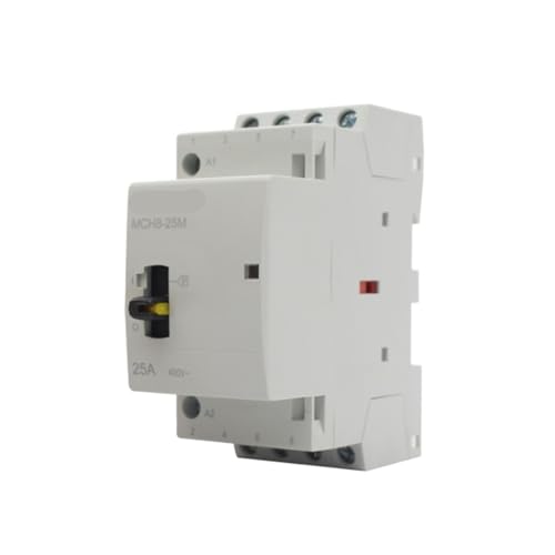 Contacteur modulaire 4P 25A MCH8-25M avec commande manuelle pour Rail Din