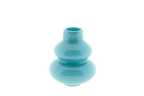 DutZ VASE SKRZYSZOW S | H16 D14 cm | aquamarin | mundgeblasenes Glas