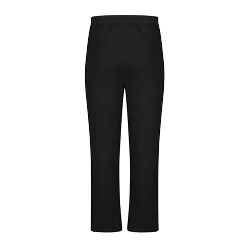 Men's Cotton Casual Sweatpants Yoga Athletic Lounge Trousers Elastic Jogger Running Straight Leg Pants with Pockets2
