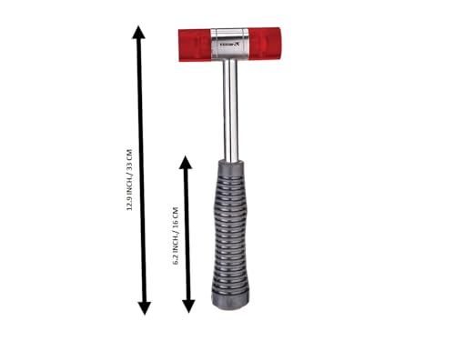Image of KEEAN 40 MM Soft Faced Acetate Mellet Industrial Hammer Non Slip Rubber Grip Bending Forming Metal Tile Fitting Wood Work Professional