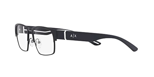 Image of Armani Exchange mens Ax1059 Rectangular Prescription Eyewear Frames