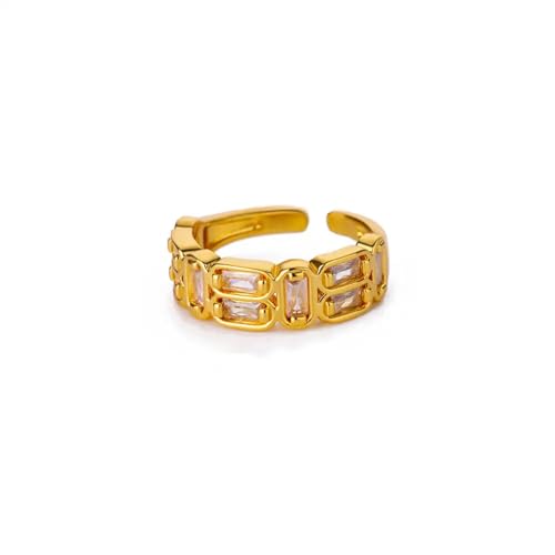 Bagues ajustables pour femmes et hommes en acier - Bijoux mixtes tendance