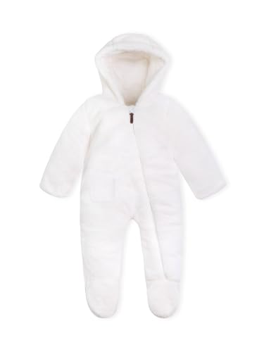 Image of SOLOCOTE Newborn Unisex Baby Boys Girls Winter Snowsuit Fleece Hooded Footed Romper Jumpsuit 3-18 months