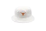 LogoFit University of Texas Bucket Hat - College Team Logo Cap White Longhorns Merchandise