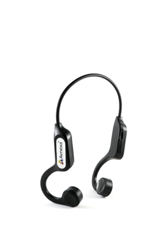 Image of Open Ear Wireless Earphones with Bluetooth 5.3, Noise Cancelling Mics, IP55, 12Hours Playtime for Running, USB-C Quick Charge (Black), Healthy.