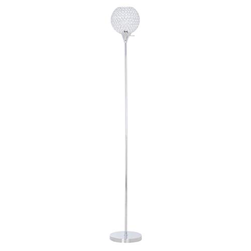 Get Popular Offer Amazon Brand – Rivet Modern Glam Glass Beads Torchiere Living Room Standing Floor Lamp With LED Light Bulb - 10 x 10 x 71 Inches, Chrome Flash Deals - 50% OFF Amazon Brand – Rivet Modern Glam Glass Beads Torchiere Living Room Standing Floor Lamp With LED Light Bulb - 10 x 10 x 71 Inches, Chrome
