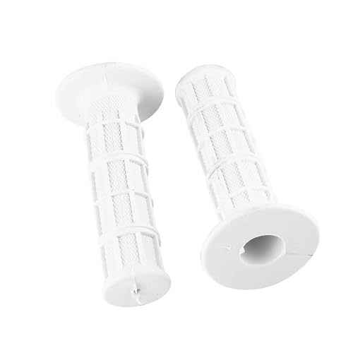 Handlebars | 1 Pair of 22mm 7/8" Universal Rubber Motorcycle Hand Grips New for for Honda Dirt Bike Pit Bike(White)