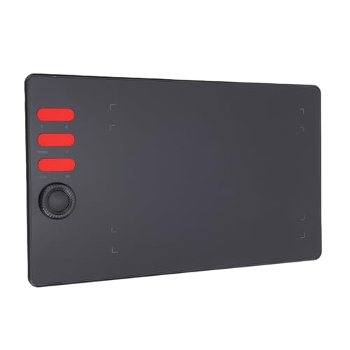 Tableta digitalizadora Focket, área activa, 16384 niveles de sensibilidad a la presión, stylus sin batería, 6 teclas hotkey personalizables para PC y Mac, modelo Q5 miniatura 3