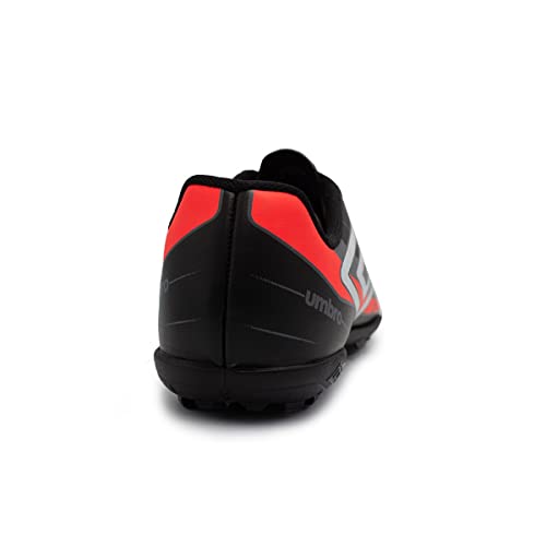 Chuteira Society Umbro Prisma + Preto/branco/coral U01fb00143-120-43