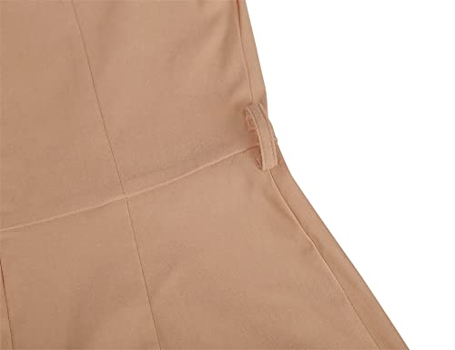 Muxxn Women's 50S 60S Office Pencil Dresses Midi 3/4 Sleeve Sheath Business Wear To Work Cocktail Dress Camel Xxl #TOP3