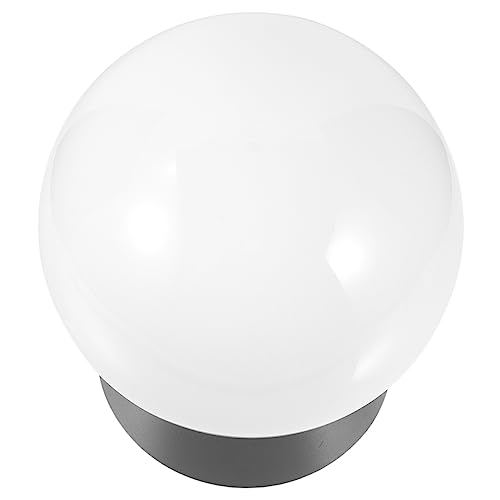 BESTonZON Applique Murale Extérieure Led Ronde En Acier Inoxydable Et Acrylique 200mm Pour Jardin Et Porche Éclairage Décoratif Compact Robuste Et Solide