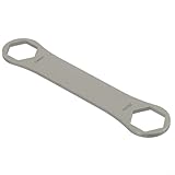 Acero inoxidable de alta calidad: hecha de acero inoxidable, esta llave de tapa superior garantiza durabilidad y rendimiento duradero.