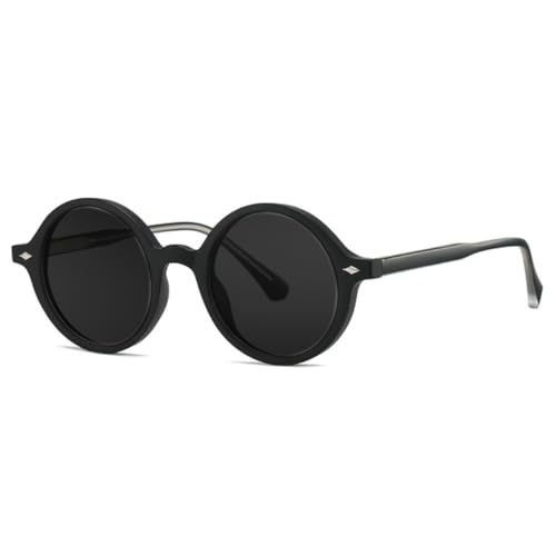 Lunettes de soleil rondes TR90 style rétro grand confort pour terrasses et conduite