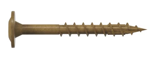 Simpson Strong-Tie CBT08112R300 Tornillo de Construcción con Cabeza Wafer — #8 x 1-1/2 pulg. T20, Quik Guard, Tan (300 piezas) miniatura 3