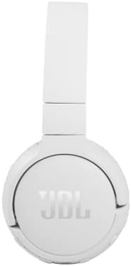 JBL Tune 660NC Wireless Over-Ear Bluetooth Headphones with active noise cancellation, in white
