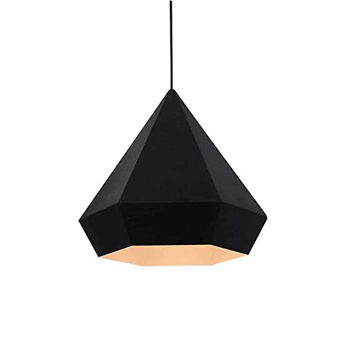Lámpara colgante E27 de diamante para iluminar comedores oscuros con estilo