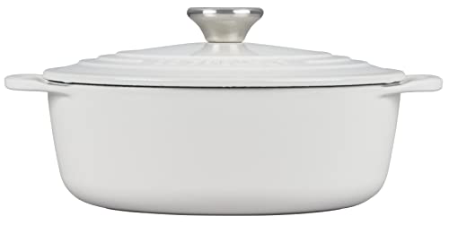 Le-Creuset-Enameled-Cast-Iron-Shallow-Round-Oven-275-Qt-White