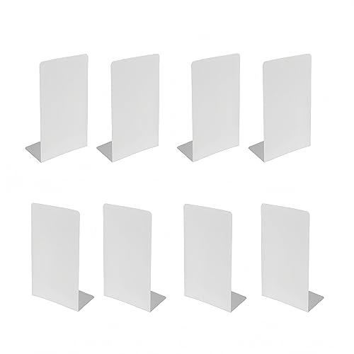 Bloomingville Buchstützen Aus Marmor – Würfel & Quader, Weiß, 2-teilig (je 7,6 Cm & 12,7 Cm Hoch)