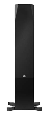 Nht C Series C 4 Premium Home Theater 3-Way Floor-Standing Tower Speaker - Clean, Hi-Res Audio | Sealed Box | Aluminum Drivers | Single, High Gloss Black (N-C 4 Black) #TOP3