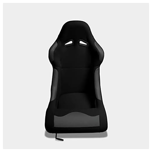 MODAUTO Asiento Deportivo para Coches,Baquet Deportivo Parches de Tela y Cuero,Adaptable para Coches y Simulador de Conducción,Modelo N040,Ojo Pequeño,Negro