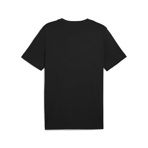 PUMA ESS 2 Color Small No. 1 Logo-T-Shirt, Größe L, PUMA Schwarz – Ansicht 2