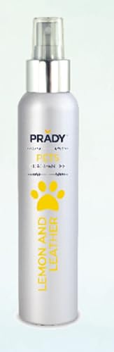 Prady – Eau de Toilette para Mascotas – Lemon & Leather – Aroma cítrico y elegante para perros y gatos – Neutraliza olores sin irritar – Fragancia segura, masculina y duradera