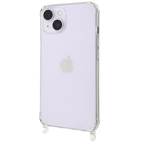 iPhone14対応 スマホショルダー ショルダー 用 TPU クリアケース 背面ケース リング型 ストラップホール付き 可愛い おしゃれ【 クリア 】