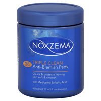 NOXZEMA TRIPLE ACTION ANTI-BLEMISH PADS 90 COUNT (3 PACK)
