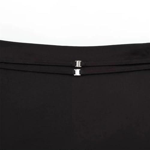 Solid Color Short Trouser Skirt Retro High Waist Zipper Women's Casual Mini Skirt4