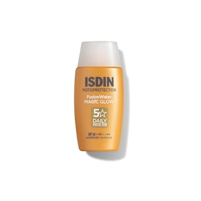 ISDIN Fusion Water MAGIC Glow SPF 50 50ML- Protector solar facial con efecto Glow | Ya disponible en tu tienda friki favorita! En mundofriki.es!