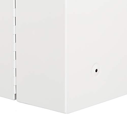 Relaxdays XXL Medicine Cabinet, Premium Locking w/ 2 Doors, 11 Compartments, HxWxD: 53 x 53 x 20 cm, First Aid Cupboard, White Relaxdays XXL Medicine Cabinet, Premium Locking w/ 2 Doors, 11 Compartments, HxWxD: 53 x 53 x 20 cm, First Aid Cupboard, White