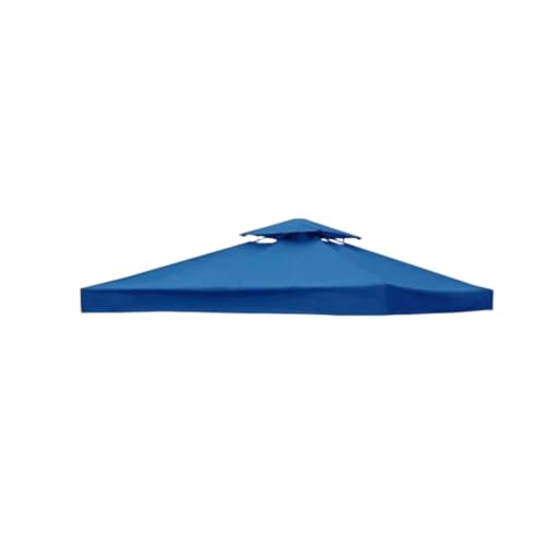 HEUchuan Componentes de reemplazo de la Cubierta Superior del toldo Componente del Techo de la Carpa Accesorios del cenador Accesorio de reemplazo para Camping, jardín, Picnic(Blue Two Layers)
