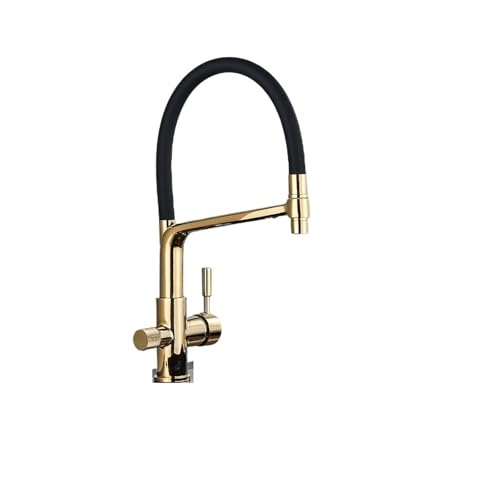 Robinet de cuisine douchette extractible rotative à 360° eau pure chaud froid
