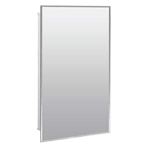 Zenna Home EMM1027 Prism Abgeschrägter Medizinschrank, Legierter Stahl Cover