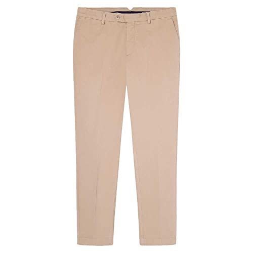 Hackett London Pantalón C Chino Kensington para Hombre, Beige (Oat), 34W/32L