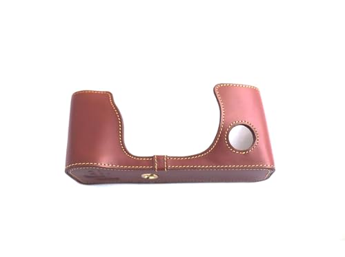 Demi-étui cuir véritable Fujifilm X-Pro1 housse protection marron