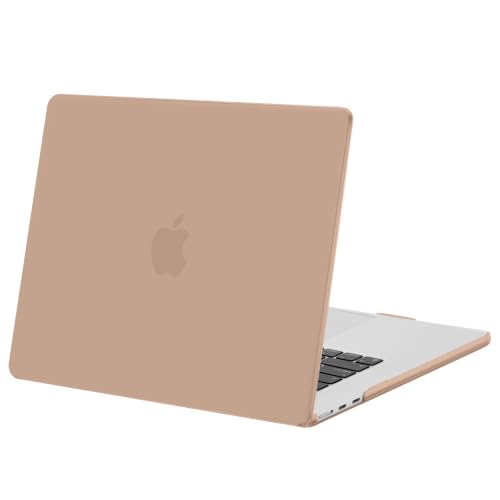 Image of MOSISO Compatible with MacBook Air 15 inch Case M5 M4 M3 M2 2026 2025-2023 | Model A3448 A3241 A3114 A2941, Scratch-Resistant Ultra-Thin Protective Hard Shell Case Cover, Bronze Brown