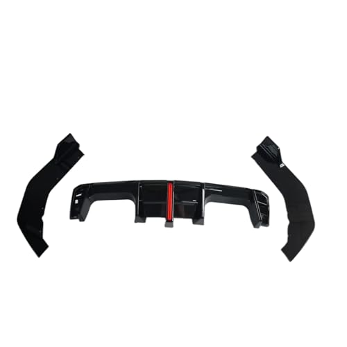 Difusor parachoques trasero de alta gama negro brillo para M3 G80 y M4 G82