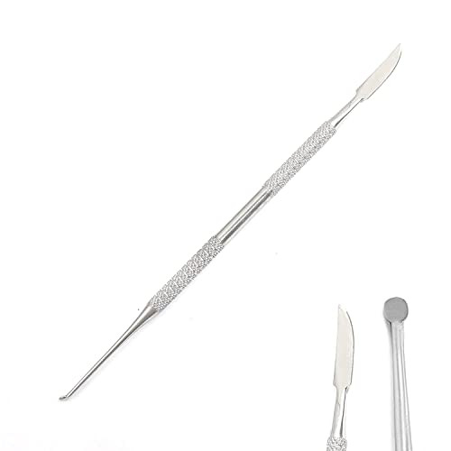 MuskalMed Professional Dental Carvers | Cement Spatula Stock Knife | Single Double End | Sculpting Wax Modeling Mixing | Lab Tools (Lecrone Carver)